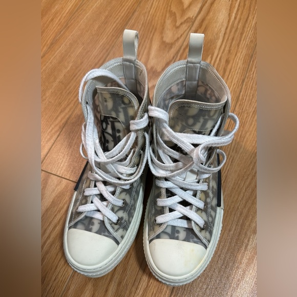 Dior oblique high top sneakers - Picture 1 of 4